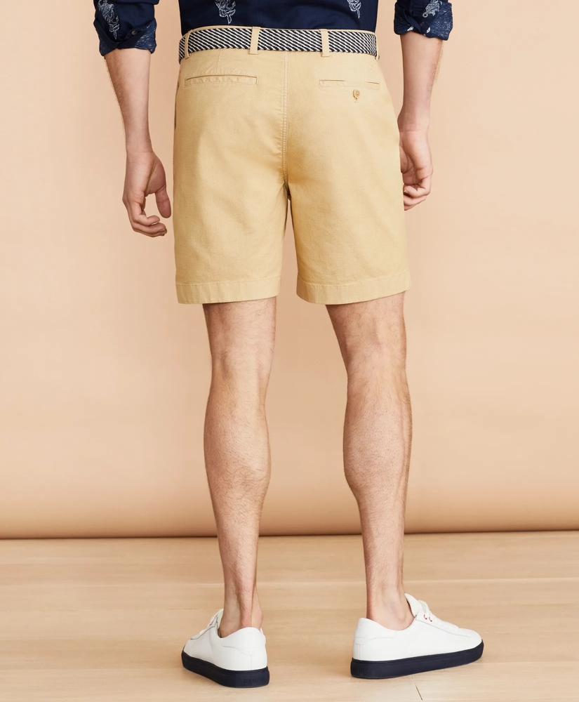 Cotton-Linen 7" Chino Shorts, image 3