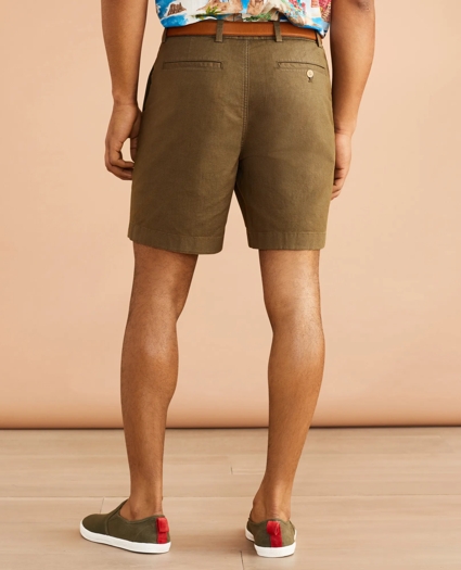 Cotton-Linen 7" Chino Shorts, image 3