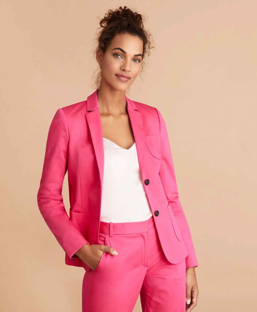 Stretch Cotton Sateen Jacket, image 3