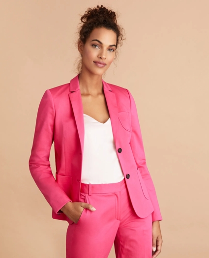 Stretch Cotton Sateen Jacket, image 3