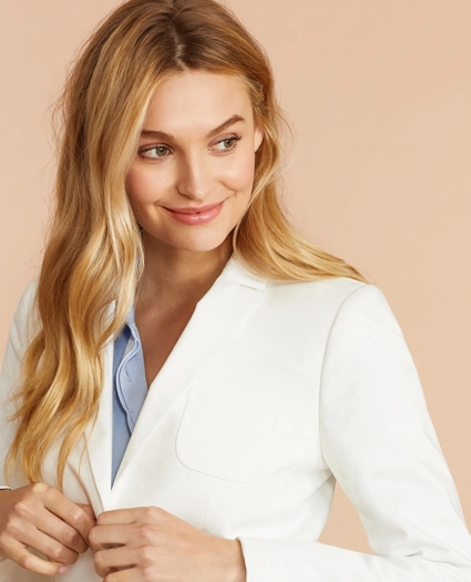 Stretch Cotton Sateen Jacket, image 2