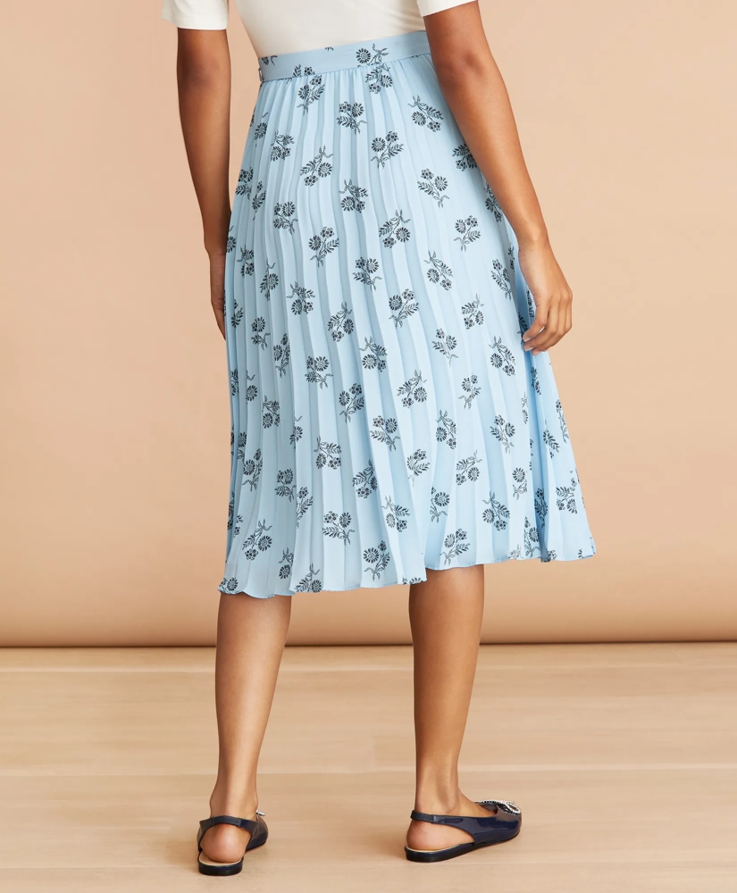 Floral-Print Pleated Skirt, image 3