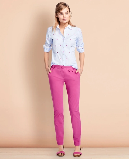 Stretch-Cotton Twill Pants, image 2