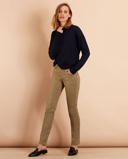 Stretch Cotton Twill Pants, image 2