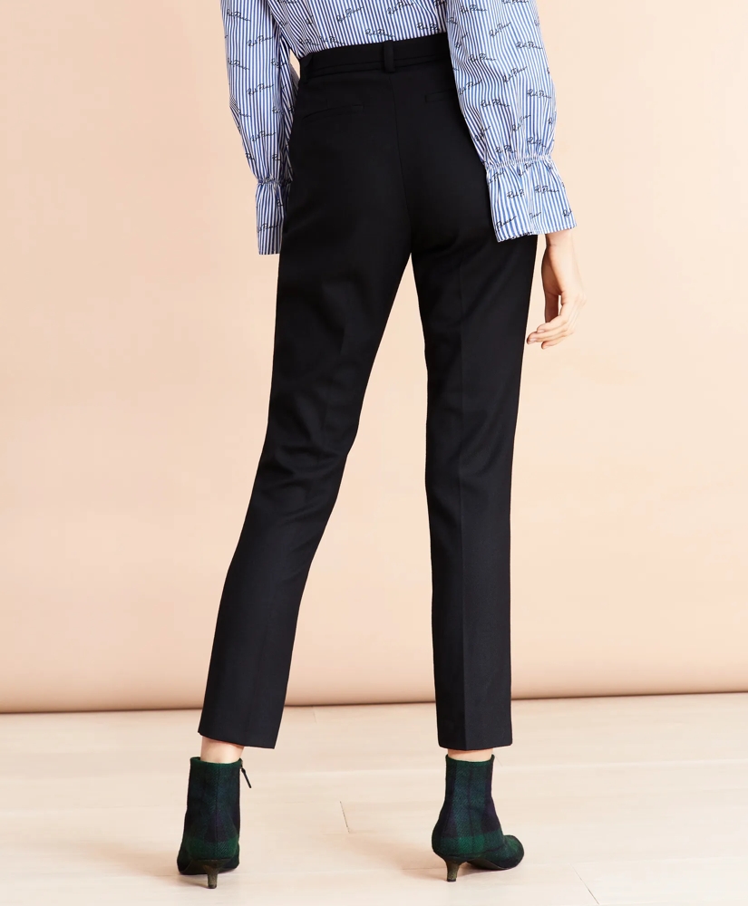 Slim-Fit Stretch Merino Wool-Blend Twill Pants, image 3