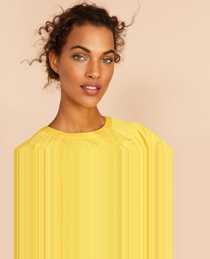Pleated Poplin Blouse, image 1