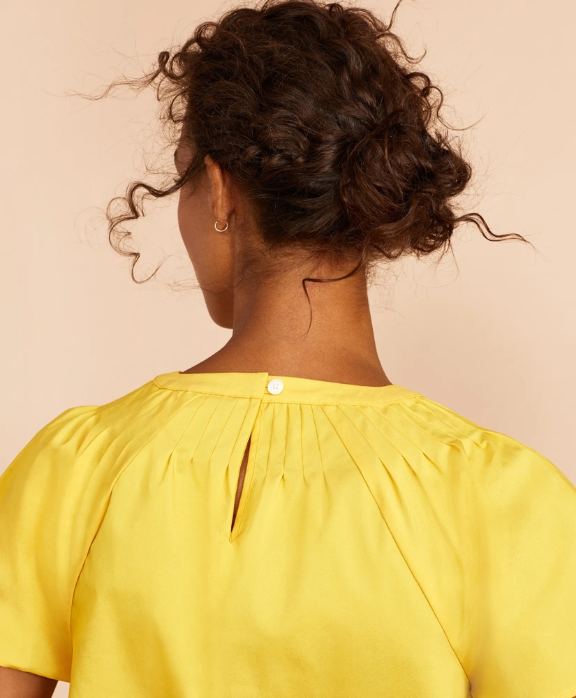 Pleated Poplin Blouse, image 5
