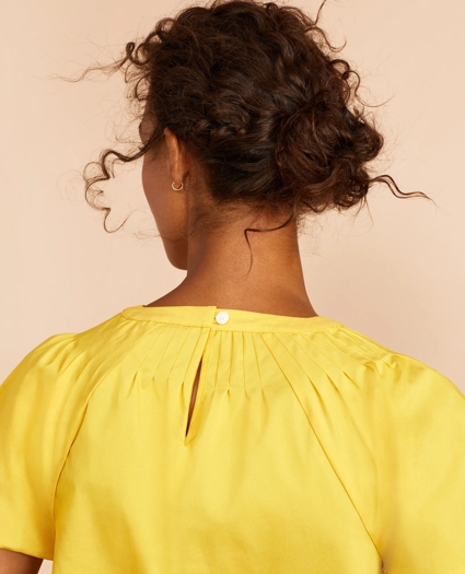 Pleated Poplin Blouse, image 5