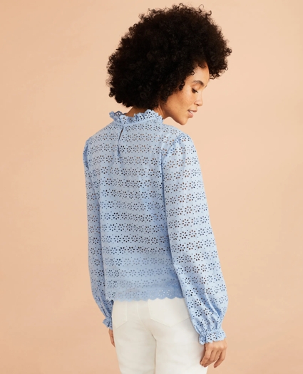 Cotton Eyelet Blouse, image 4