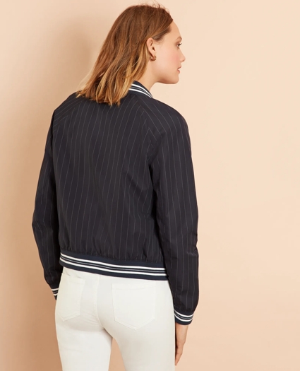 Pinstripe Bomber Jacket, image 4