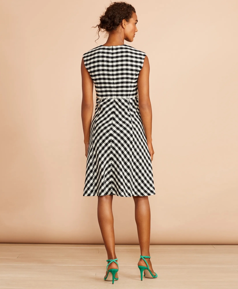 Gingham Boucle Dress, image 3