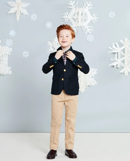 Boys Three-Button Prep Blazer, image 2