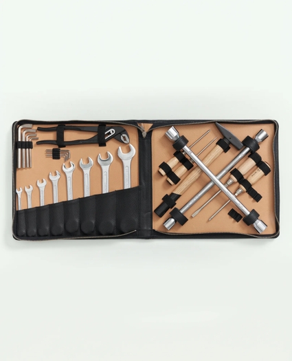 Genuine Leather Case Car Tool Kit, image 1