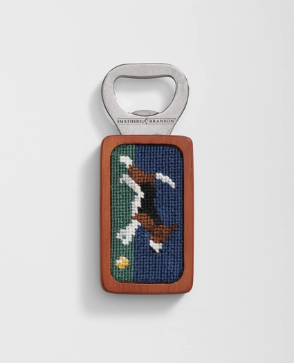 Smathers & Branson Needlepoint Beagle Bottle Opener