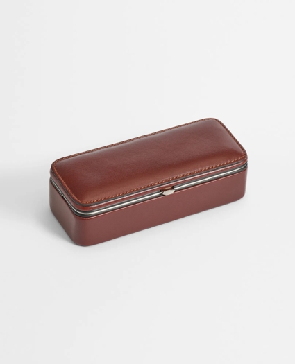 Travel Dominoes Game With Calfskin Case, image 3
