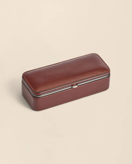Travel Dominoes Game With Calfskin Case, image 3