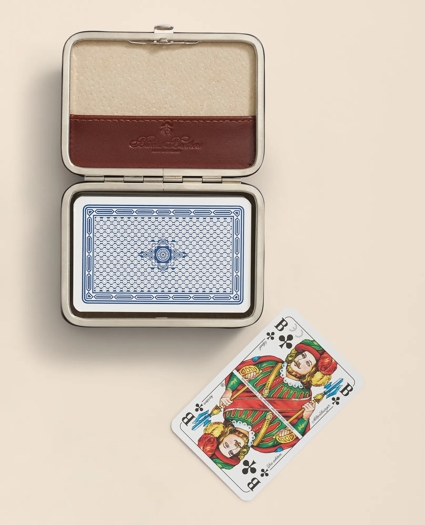 Travel Playing Cards With Calfskin Case, image 1