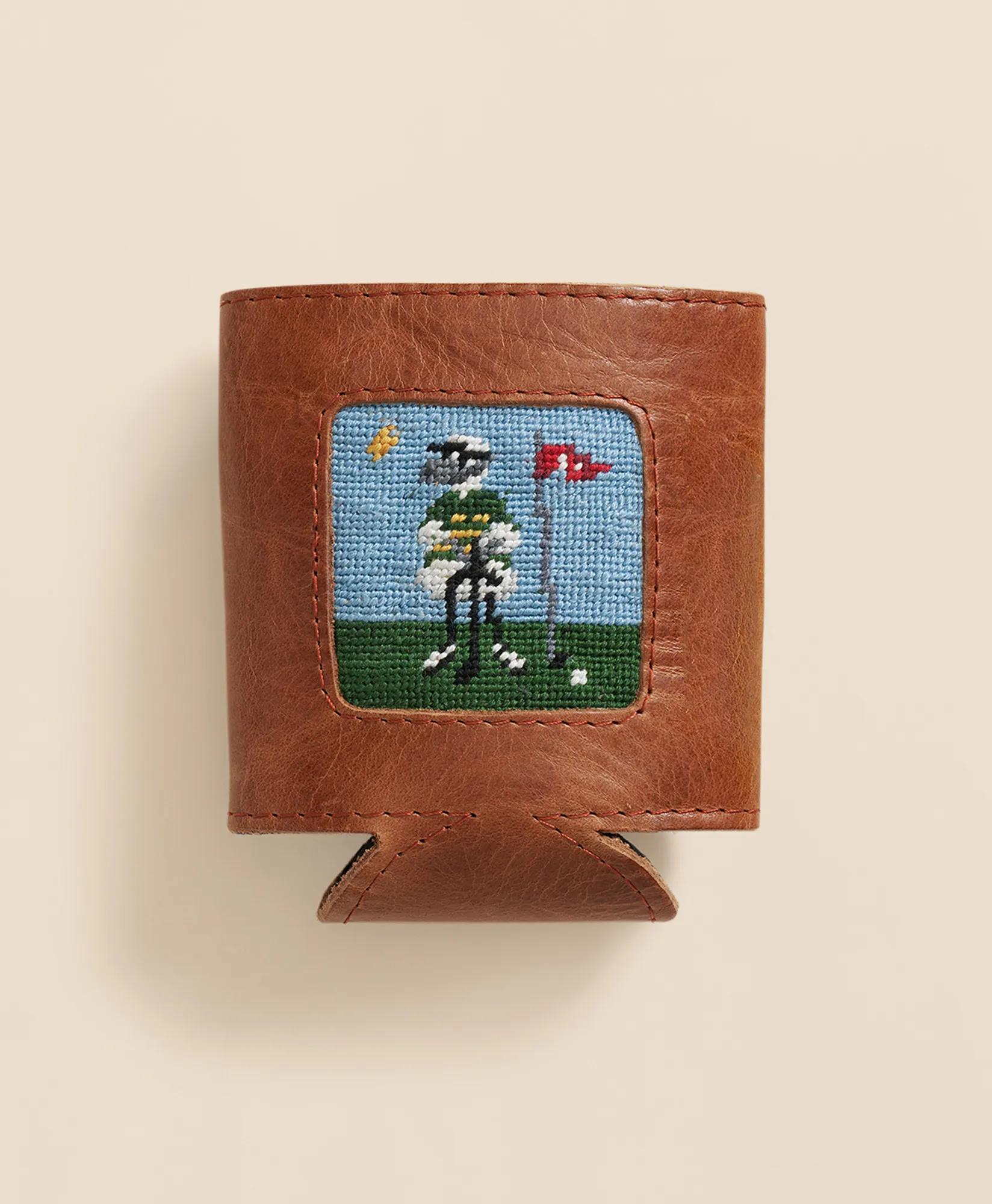 Smathers & Branson Needlepoint Henry Can Cooler - Thumbnail 2