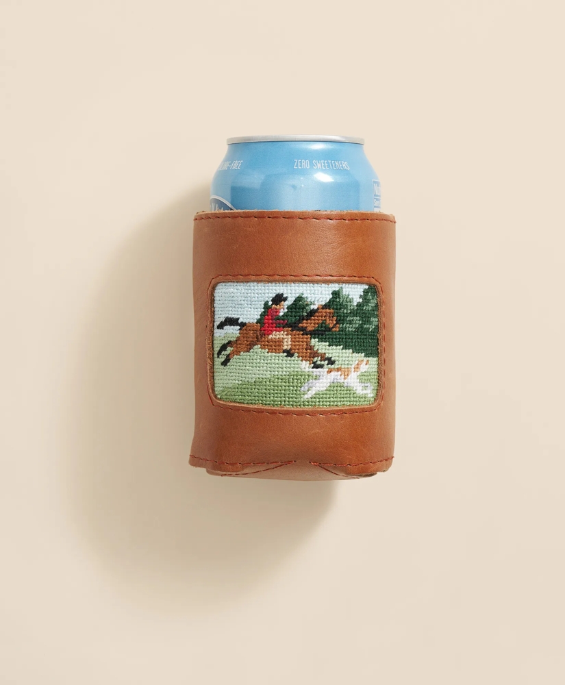 Smathers & Branson Needlepoint Fox Can Cooler, image 3