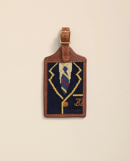 Smathers & Branson Needlepoint BB Uniform Luggage Tag, image 1