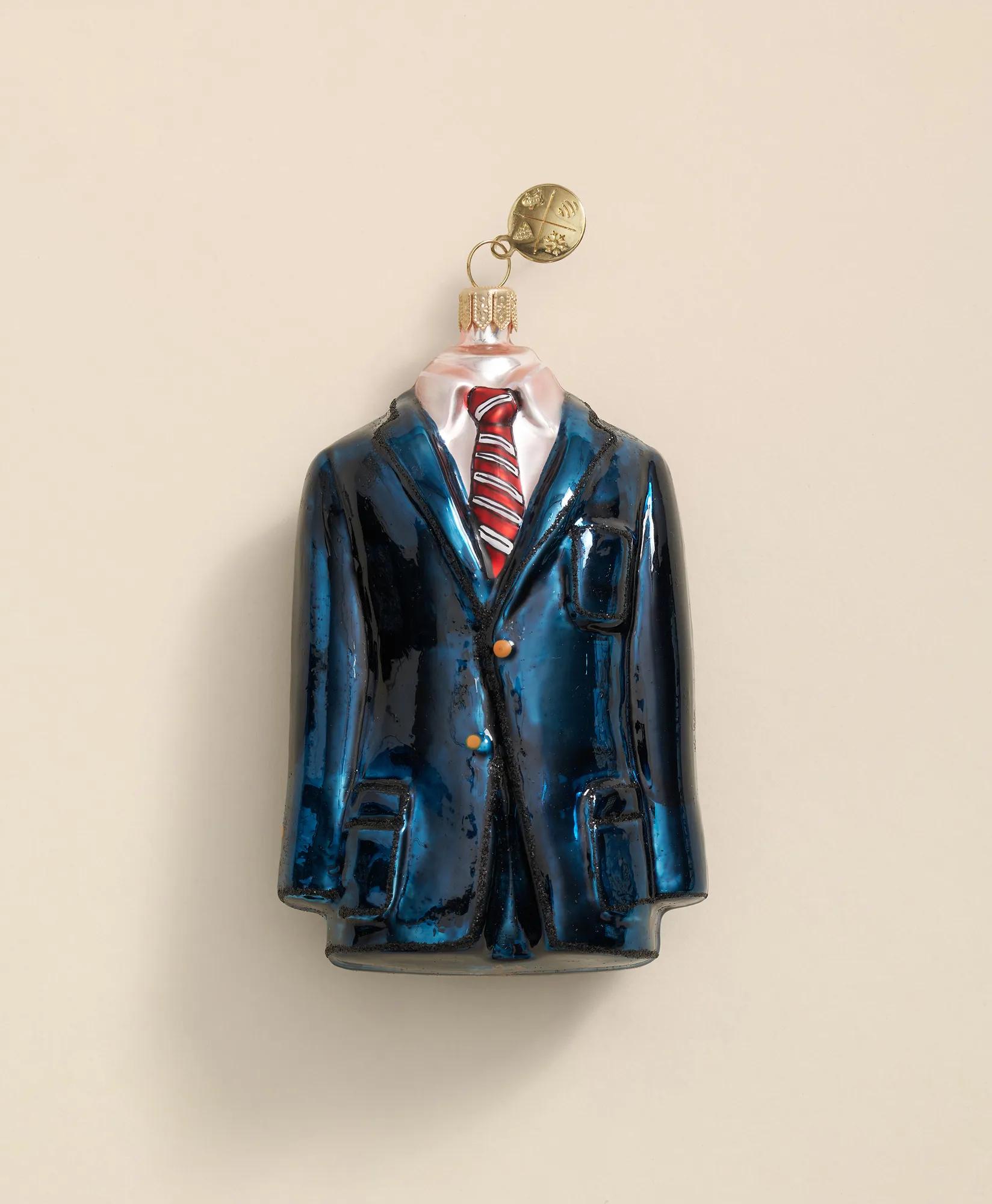 Glass BB Suit Ornament, image 1