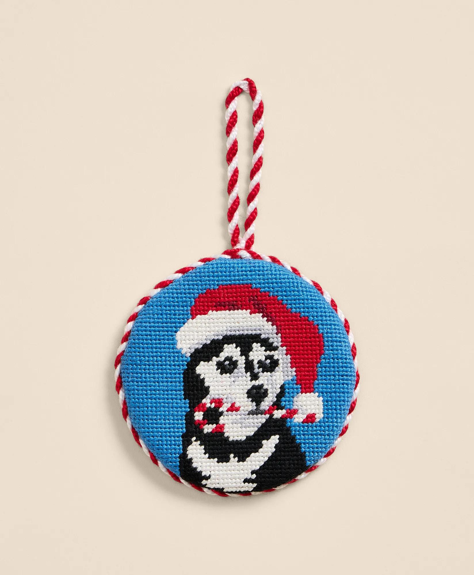 Smathers & Branson Needlepoint Husky Ornament, image 1