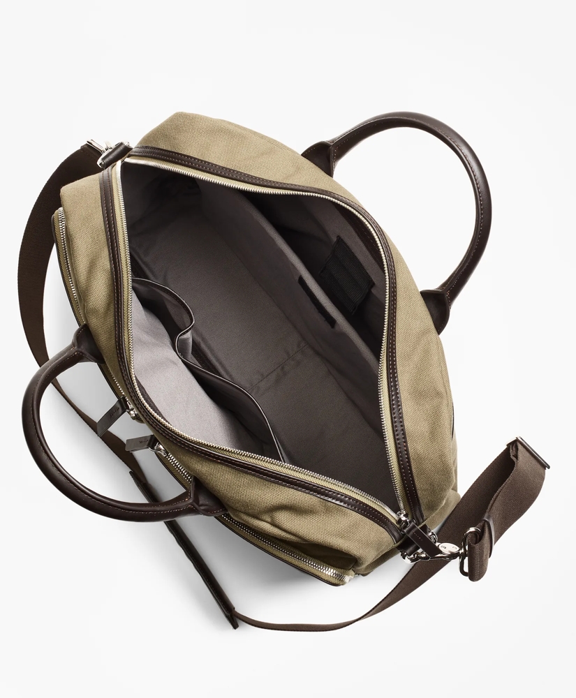 Men's Canvas Briefcase | Brooks Brothers
