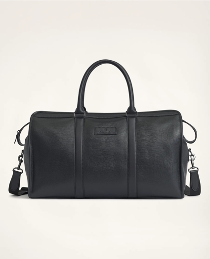 Pebbled Leather Duffel Bag, image 1