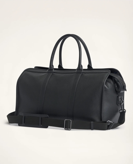 Pebbled Leather Duffel Bag, image 2