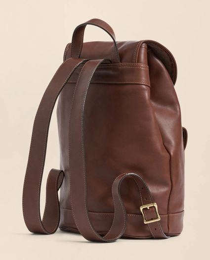 Leather Drawstring Backpack, image 2