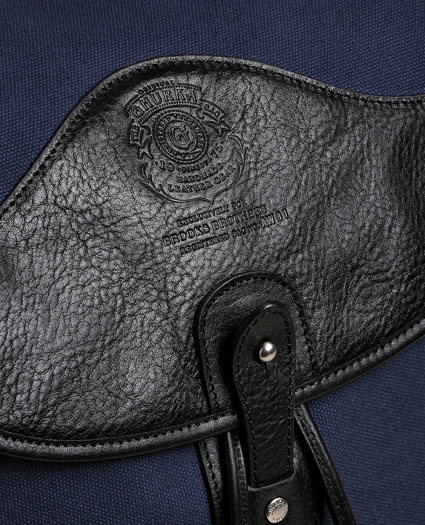 Ghurka Blazer No. 278 Leather & Cotton Twill Backpack, image 4