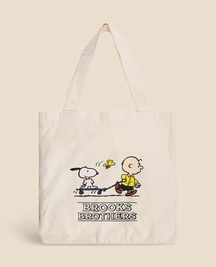 Brooks Brothers x PEANUTS Cotton Tote Bag, image 1