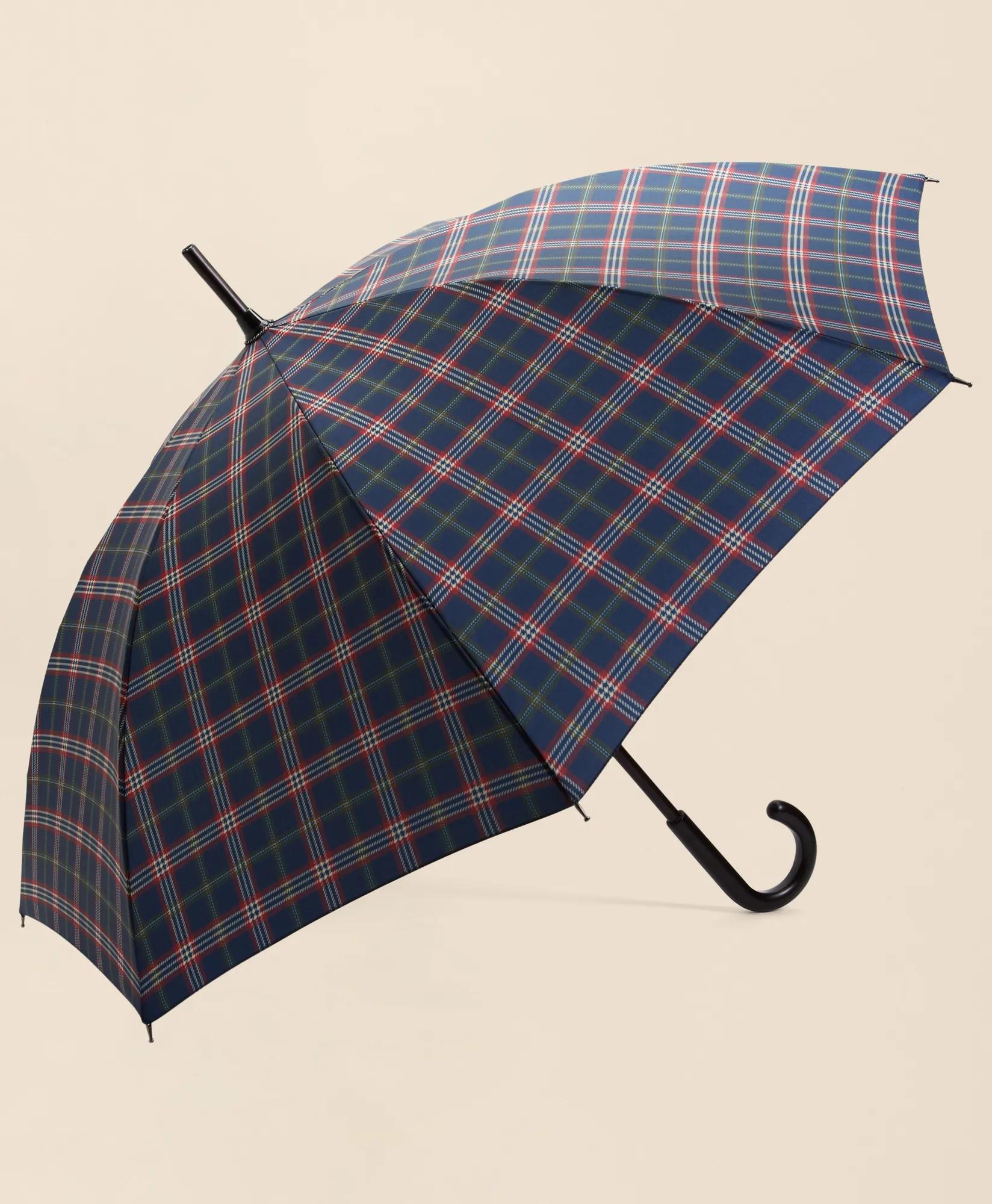Signature Tartan Stick Umbrella, image 1