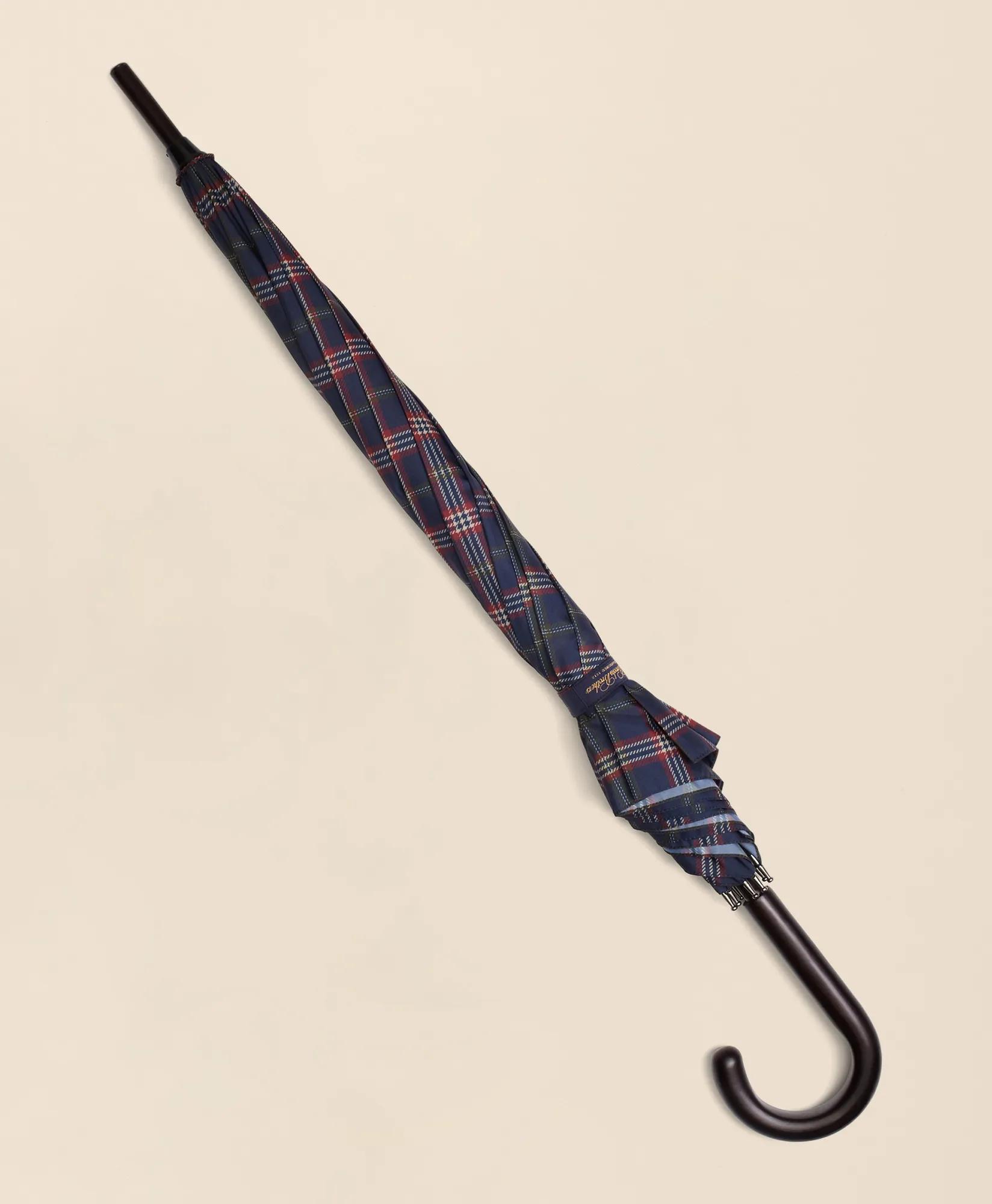 Signature Tartan Stick Umbrella, image 2