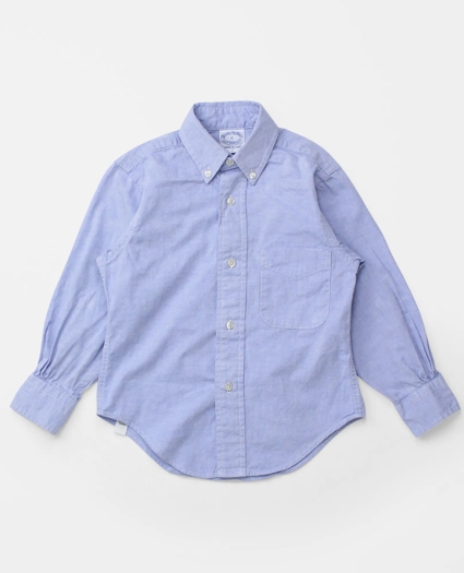 Vintage Brooks Brothers Boys Oxford Shirt, 1980s, Boys 6, image 1