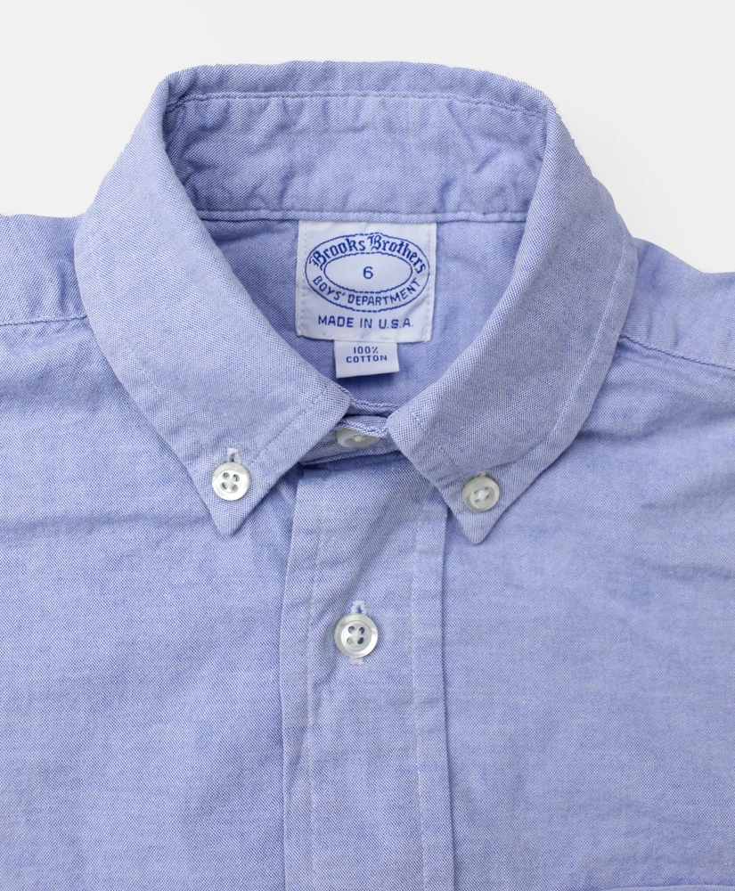 Vintage Brooks Brothers Boys Oxford Shirt, 1980s, Boys 6, image 3