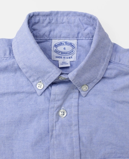 Vintage Brooks Brothers Boys Oxford Shirt, 1980s, Boys 6, image 3