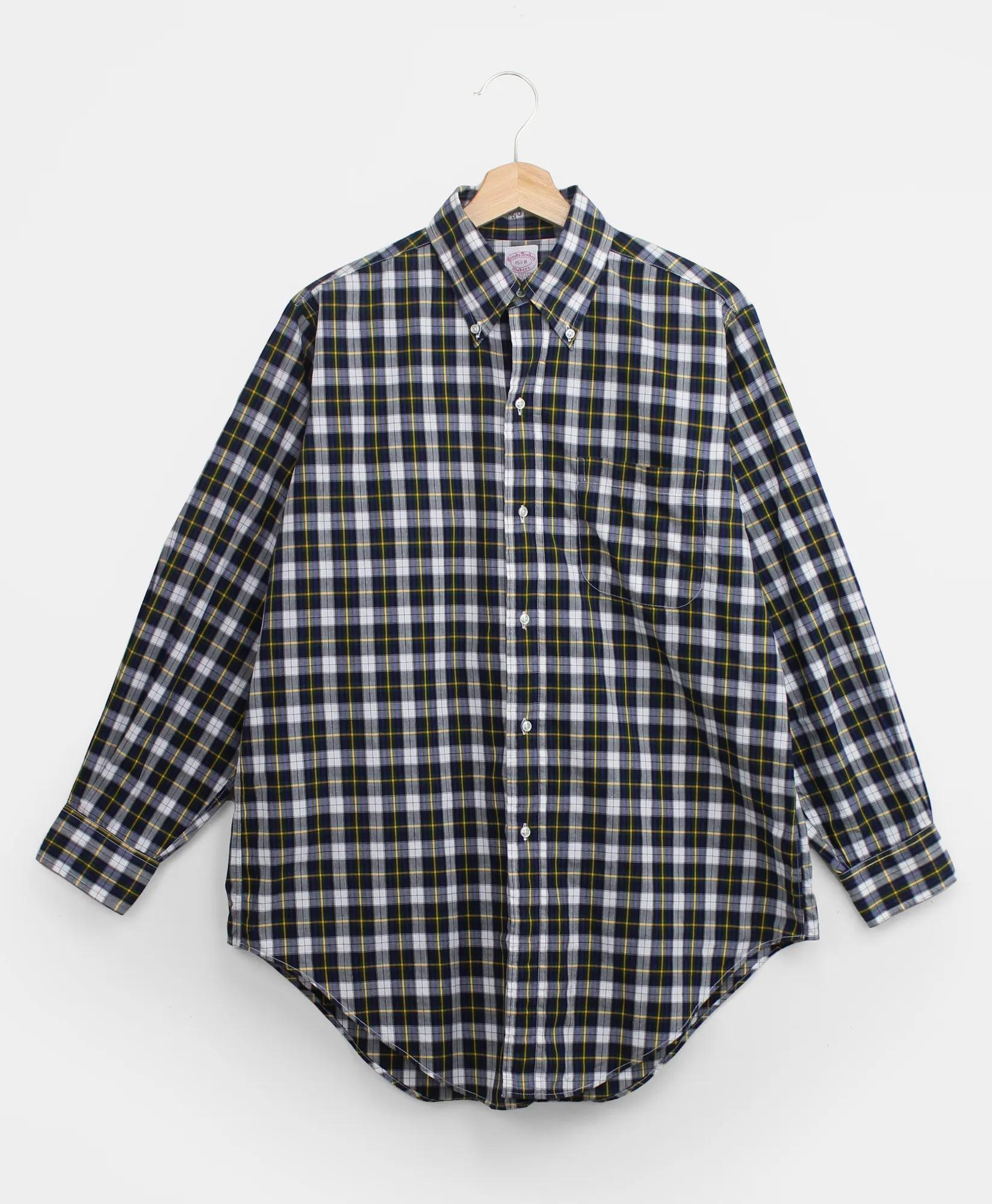 Vintage Brooks Brothers Dress Gordon Tartan Shirt, 1980s, 15.5, image 1