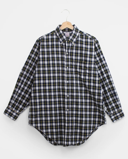 Vintage Brooks Brothers Dress Gordon Tartan Shirt, 1980s, 15.5, image 1