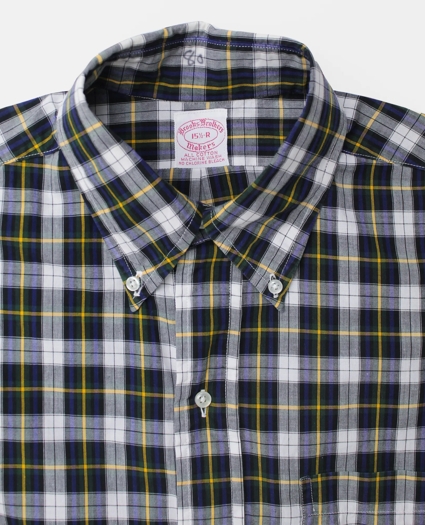 Vintage Brooks Brothers Dress Gordon Tartan Shirt, 1980s, 15.5, image 3