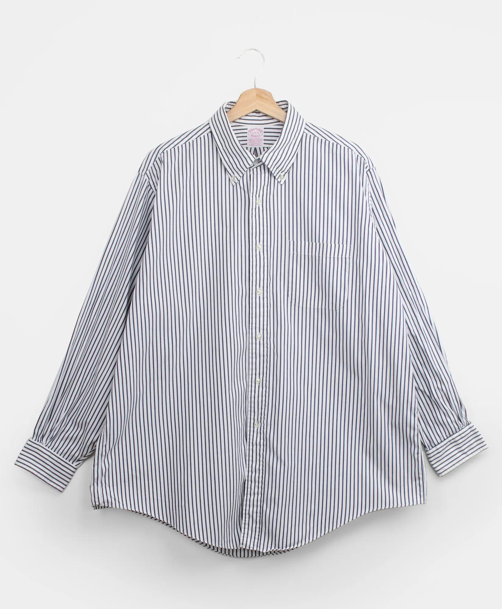 Vintage Brooks Brothers Striped Oxford Shirt, 1980s, 17.5, image 1