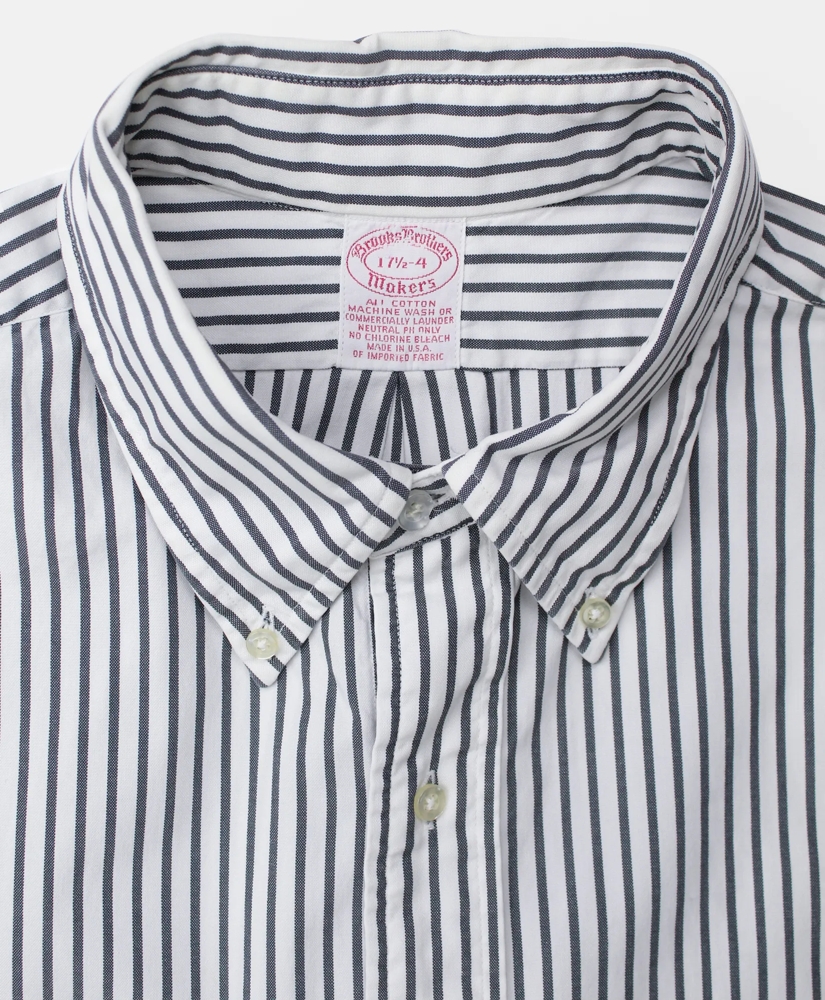 Vintage Brooks Brothers Striped Oxford Shirt, 1980s, 17.5, image 3