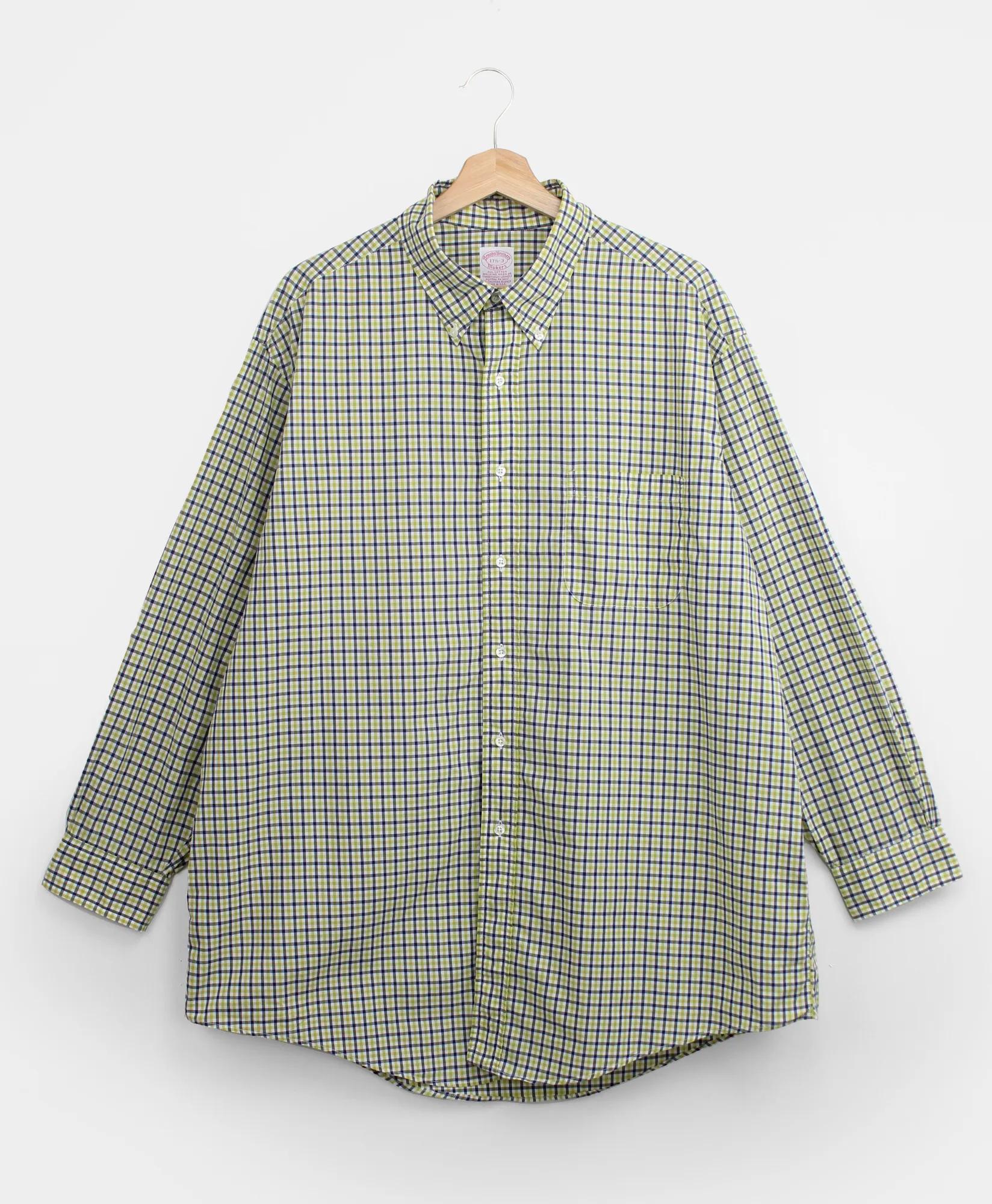 Vintage Brooks Brothers Plaid Shirt, 1990s, 17.5, image 1