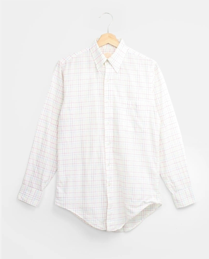 Vintage Brooks Brothers BrooksGate™ Tattersall Shirt, 1970s, 14, image 1