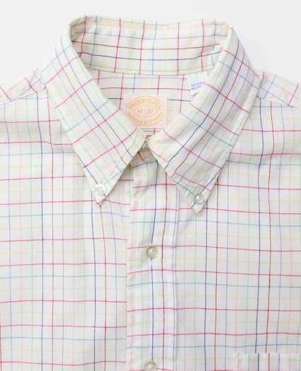 Vintage Brooks Brothers BrooksGate™ Tattersall Shirt, 1970s, 14, image 3