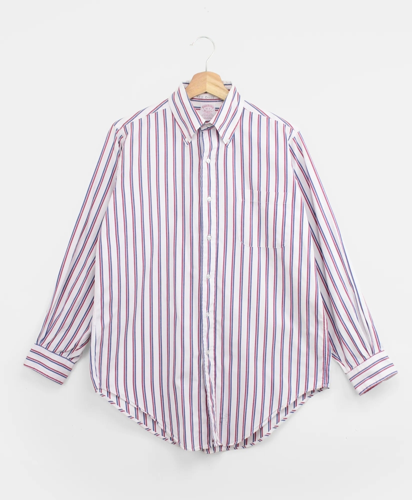 Vintage Brooks Brothers Striped Oxford Shirt, 1980s, 15, image 1