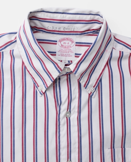 Vintage Brooks Brothers Striped Oxford Shirt, 1980s, 15, image 3