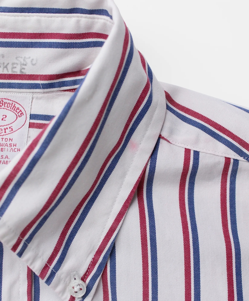 Vintage Brooks Brothers Striped Oxford Shirt, 1980s, 15, image 4