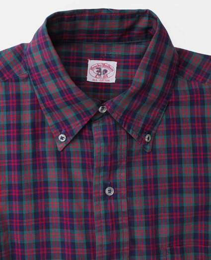 Vintage Brooks Brothers Tartan Shirt, 1950s, 15.5, image 3