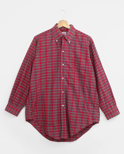 Vintage Brooks Brothers Royal Stewart Tartan Shirt, 1970s, 15.5, image 1